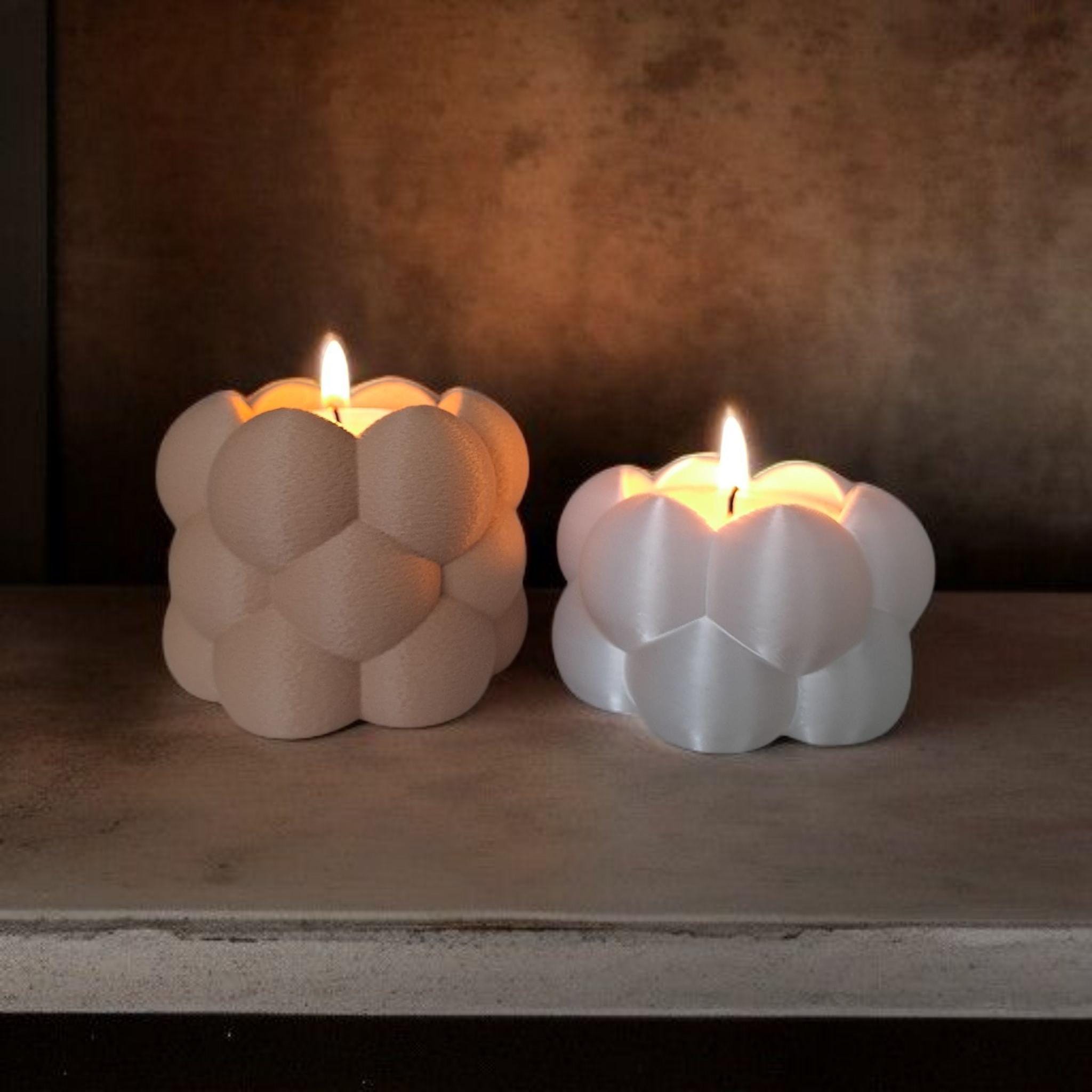 Big Bubbles Tealight Candle Holder Set