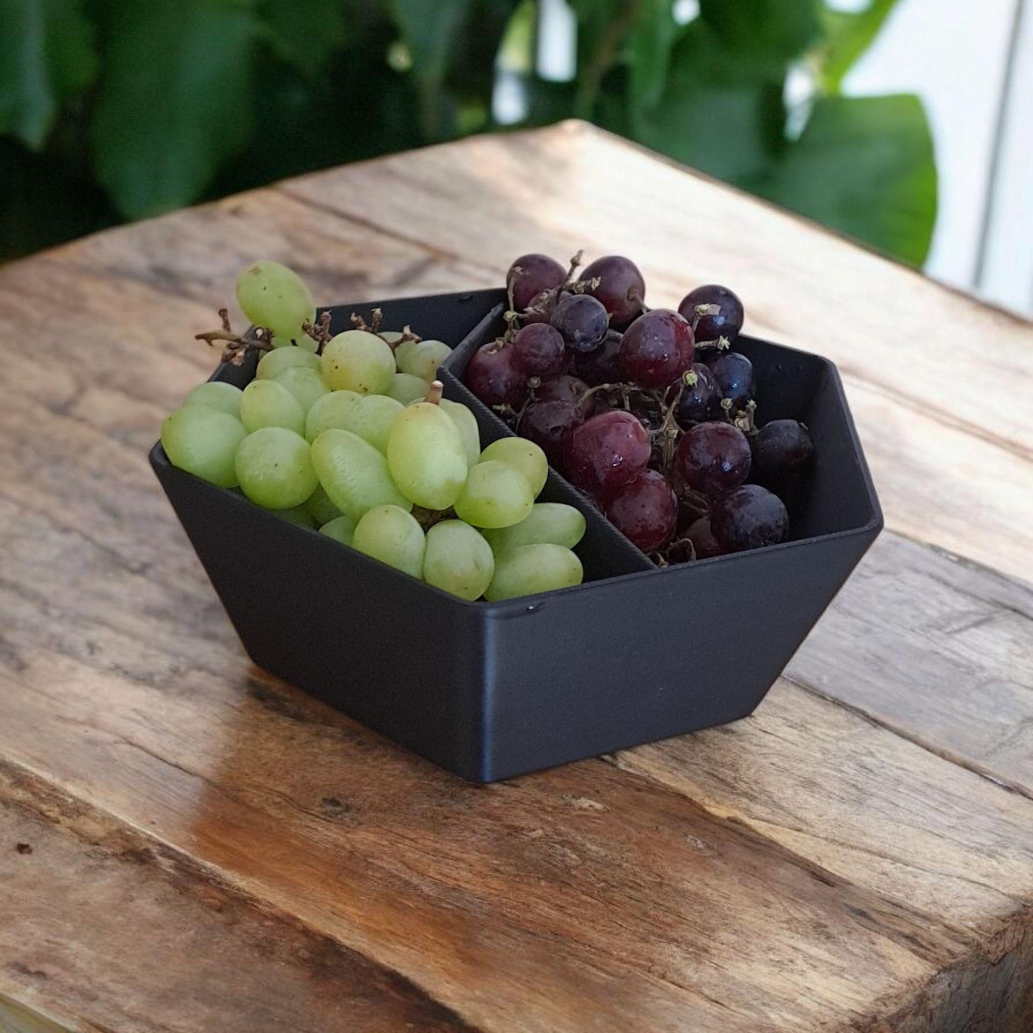 Minimalist Pistachio Bowl With Two Compartments – Stylish & Practical