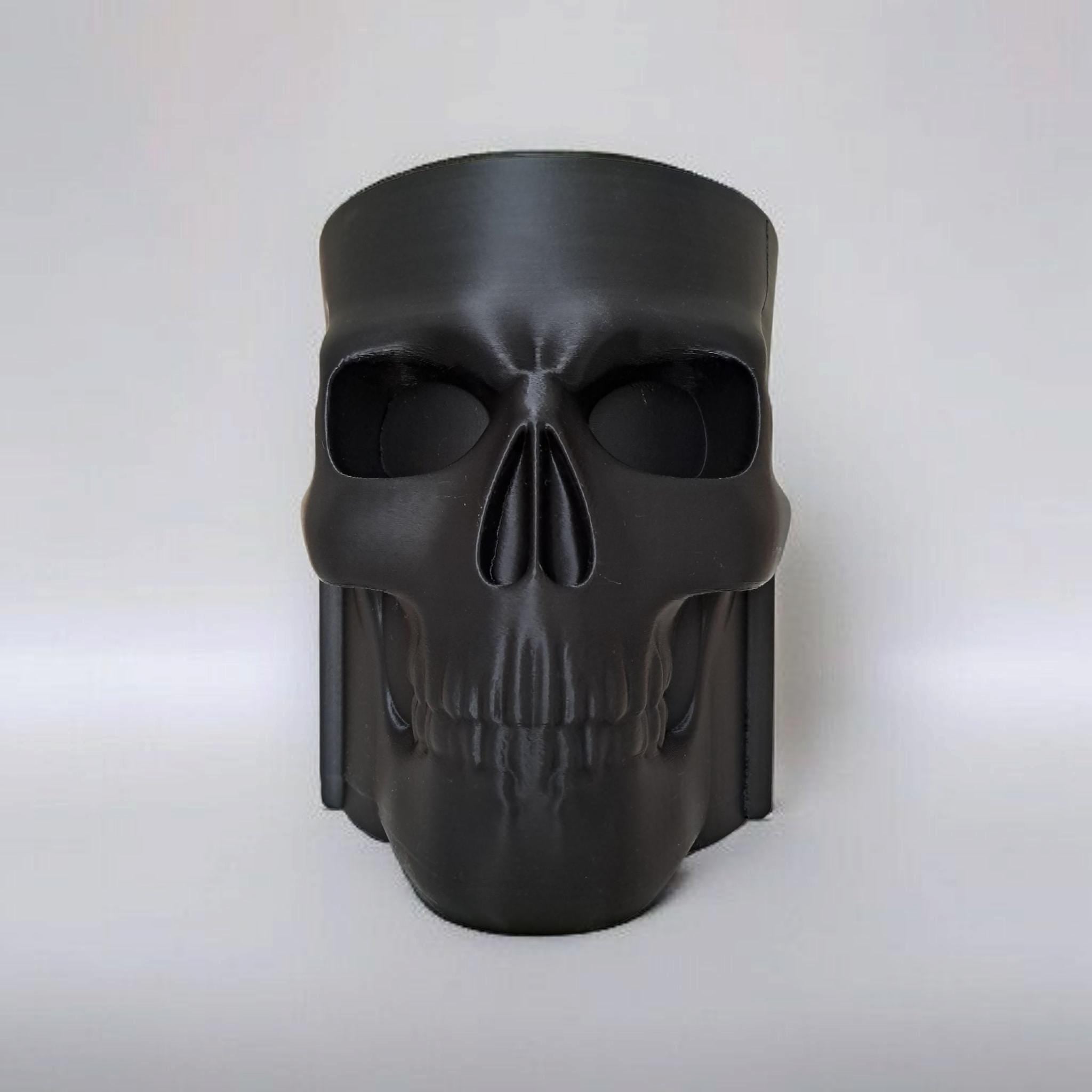 Minimalist Gothic Skull-Shaped Holder