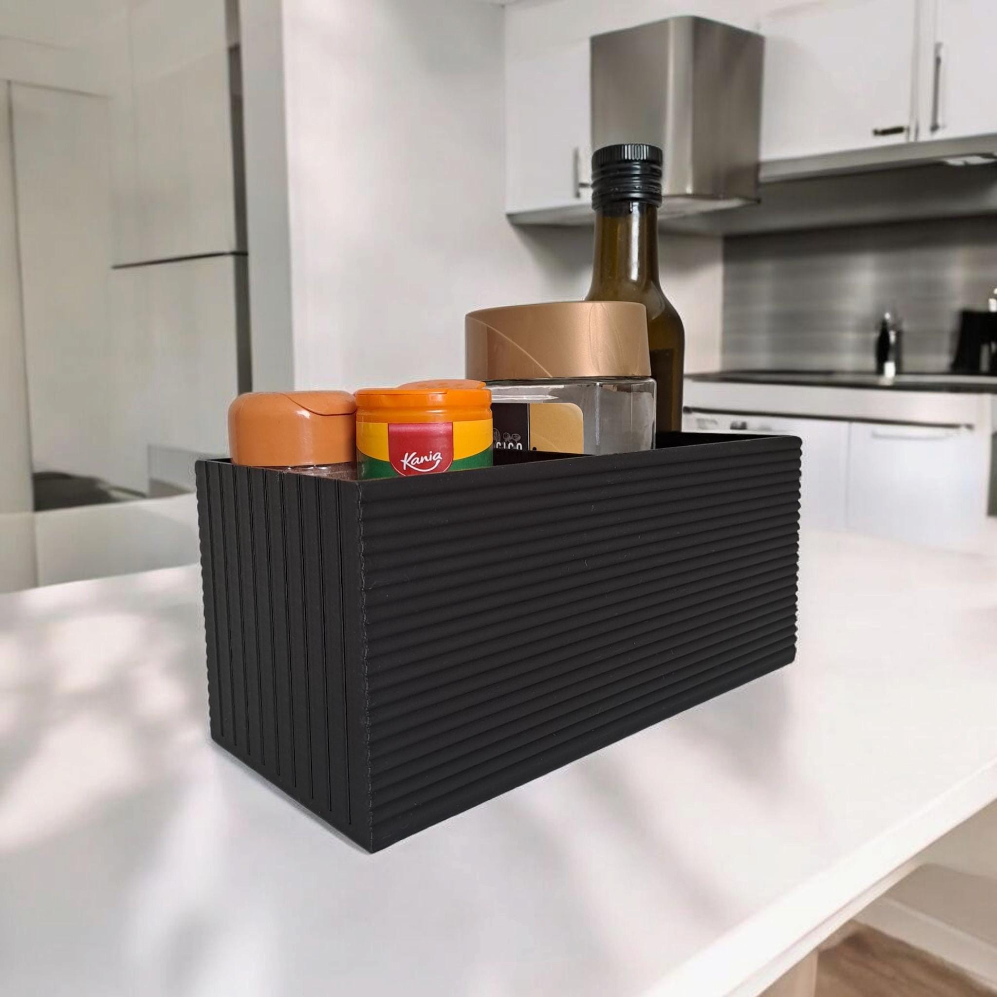 Modern Ribbed Office Organizer – Sleek Function Meets Designer