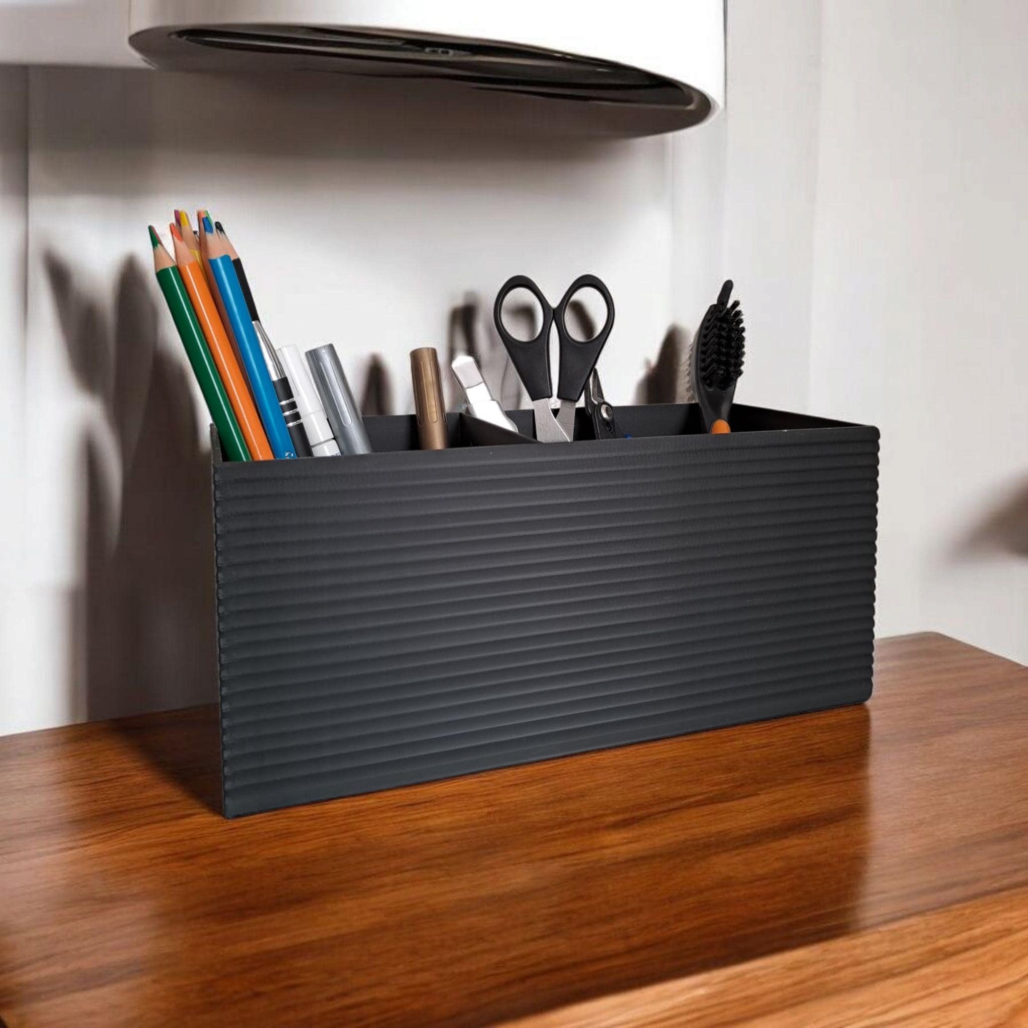 Modern Ribbed Office Organizer – Sleek Function Meets Designer