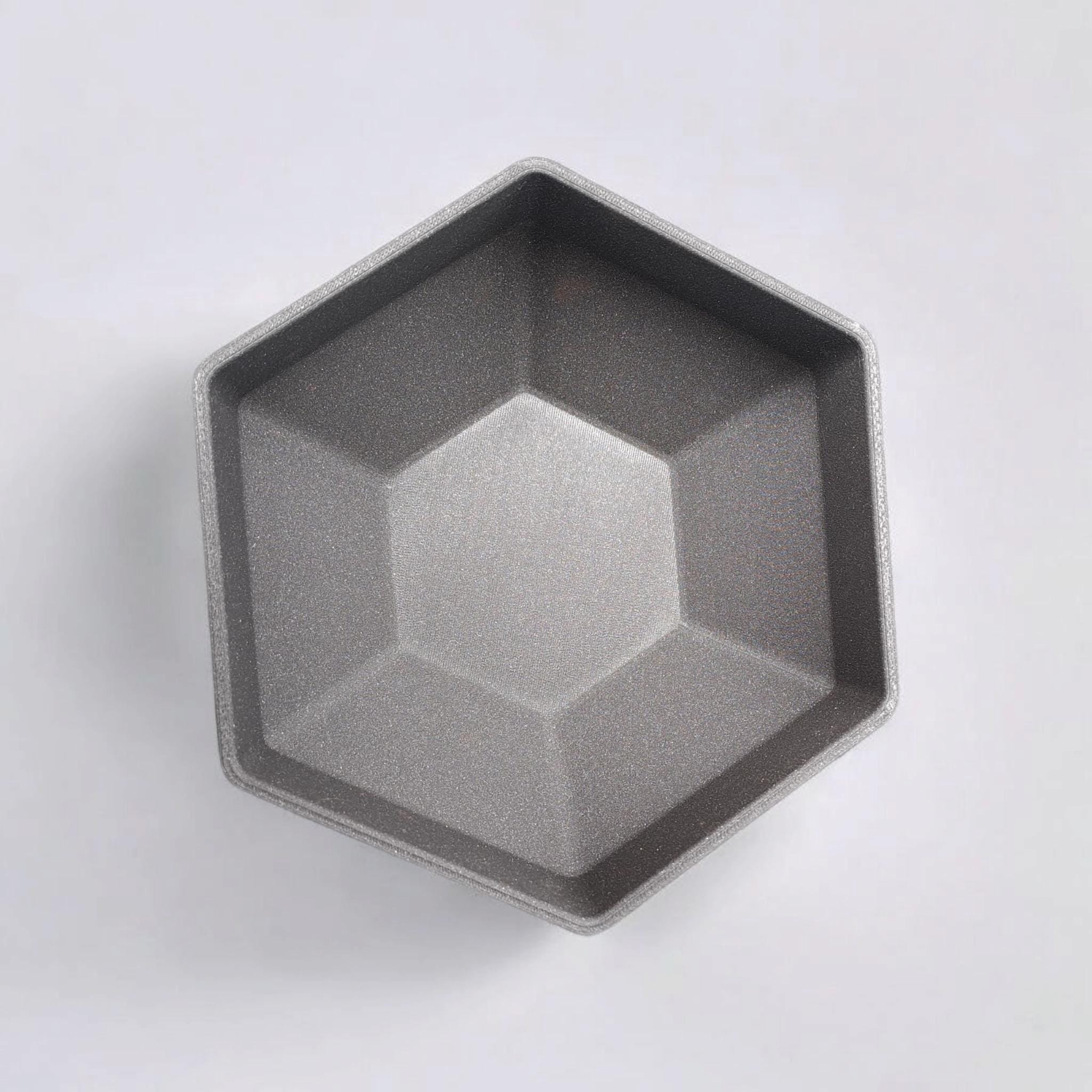 Minimalist Hexagonal Bowl – Geometric Form, Soft Modern Style