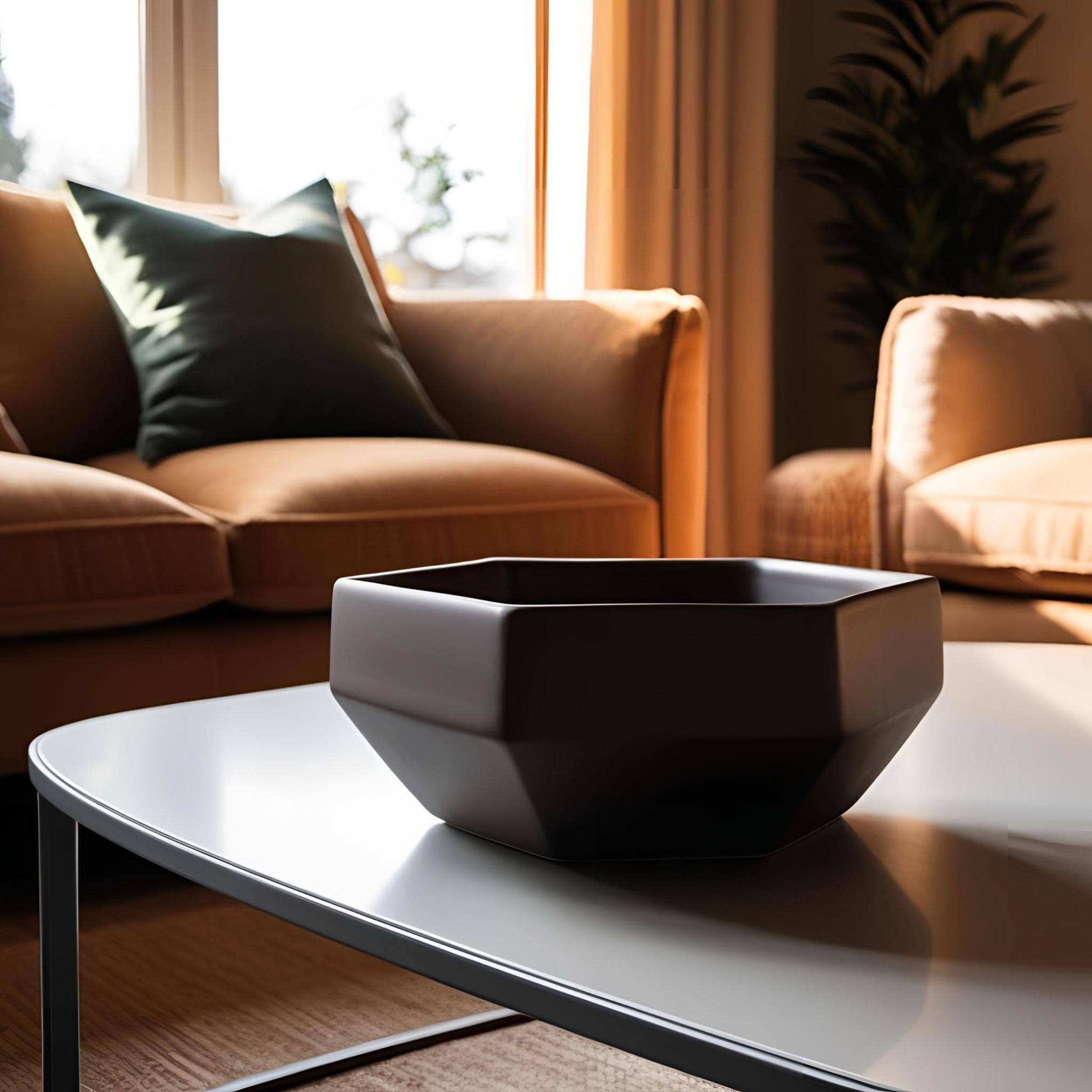 Minimalist Hexagonal Bowl – Geometric Form, Soft Modern Style