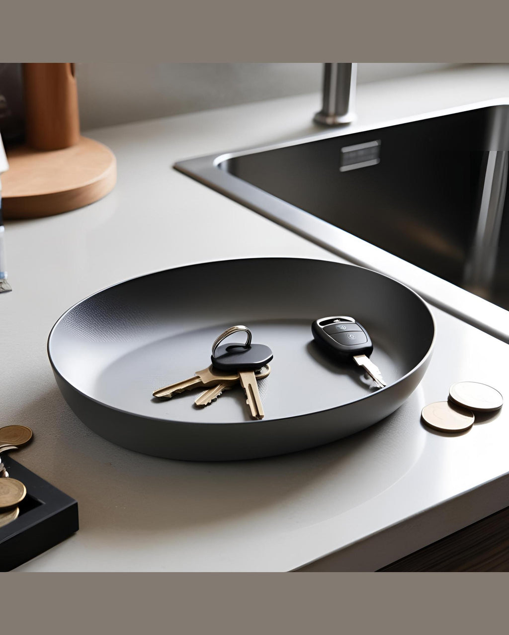 Minimalist & Modern Elliptical Catchall Tray – Stylish, and Versatile