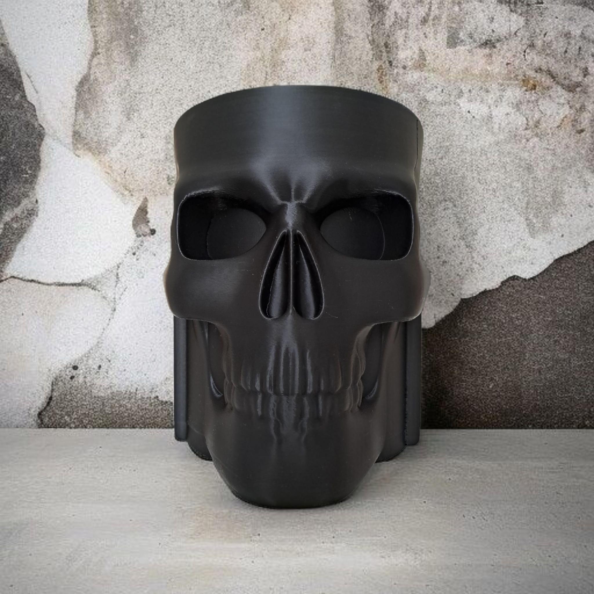 Minimalist Gothic Skull-Shaped Holder