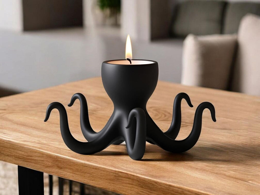 Octopus Tealight Holder: Modern Nautical Home Decor