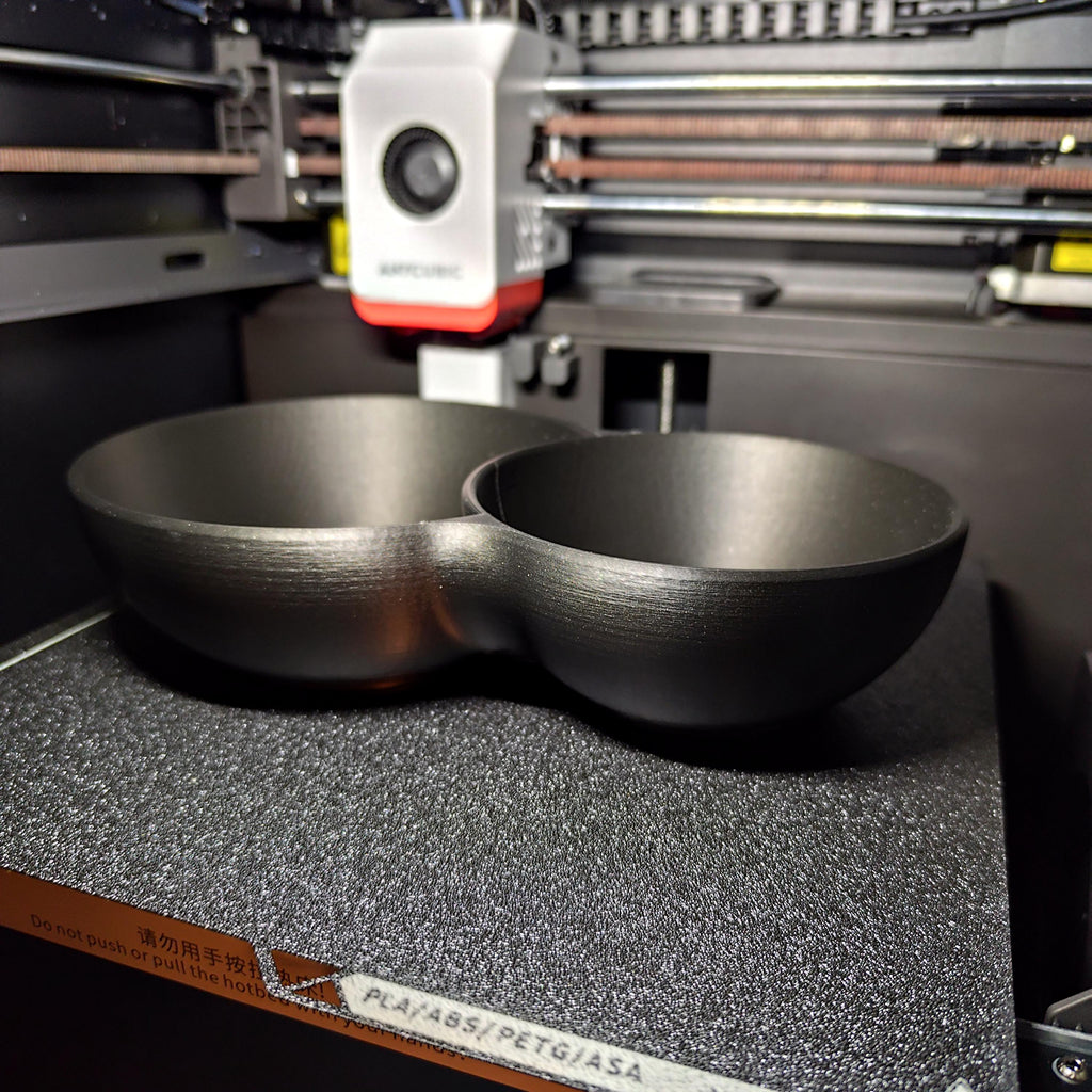 Designer Snack Bowl With Two Compartments – Sleek & Practical