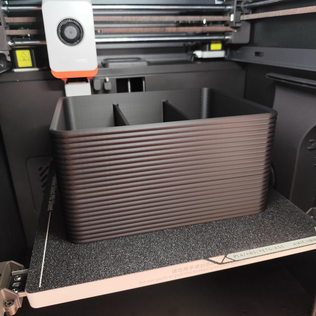 Ribbed Remote Control Holder – Modern Caddy for Everyday Essentials