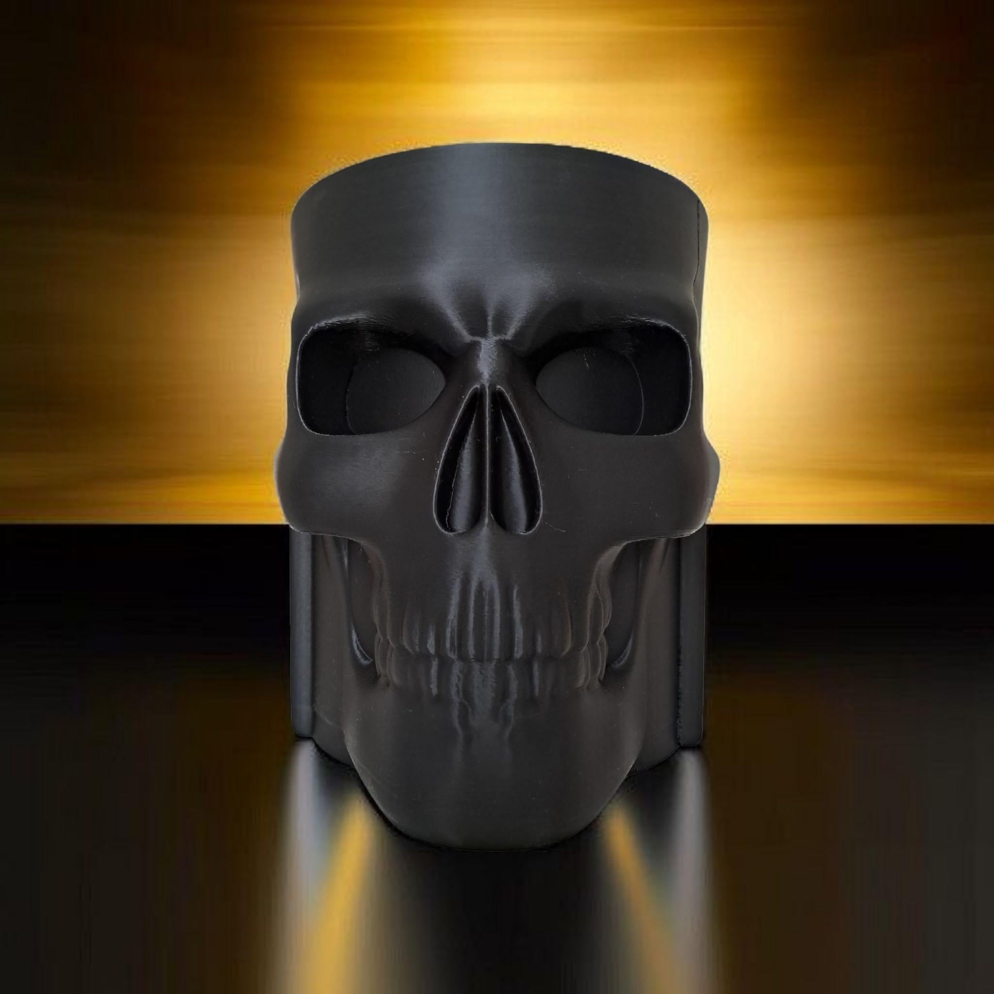 Minimalist Gothic Skull-Shaped Holder