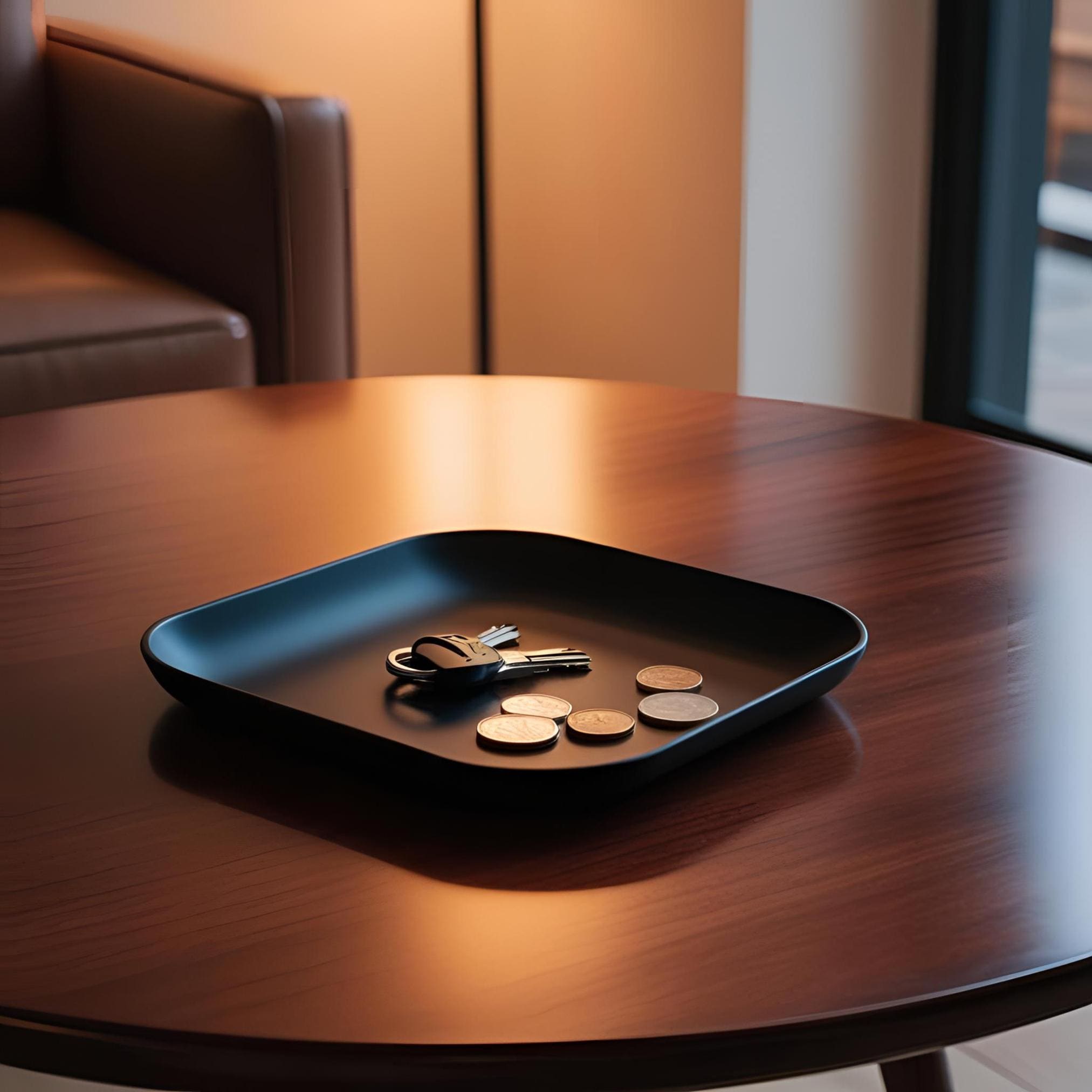 Square Design Catchall Tray – Clean Lines, Rounded Corners, Effortless Style