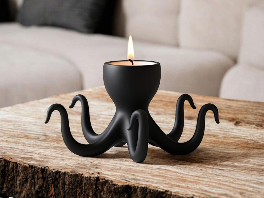 Octopus Tealight Holder: Modern Nautical Home Decor