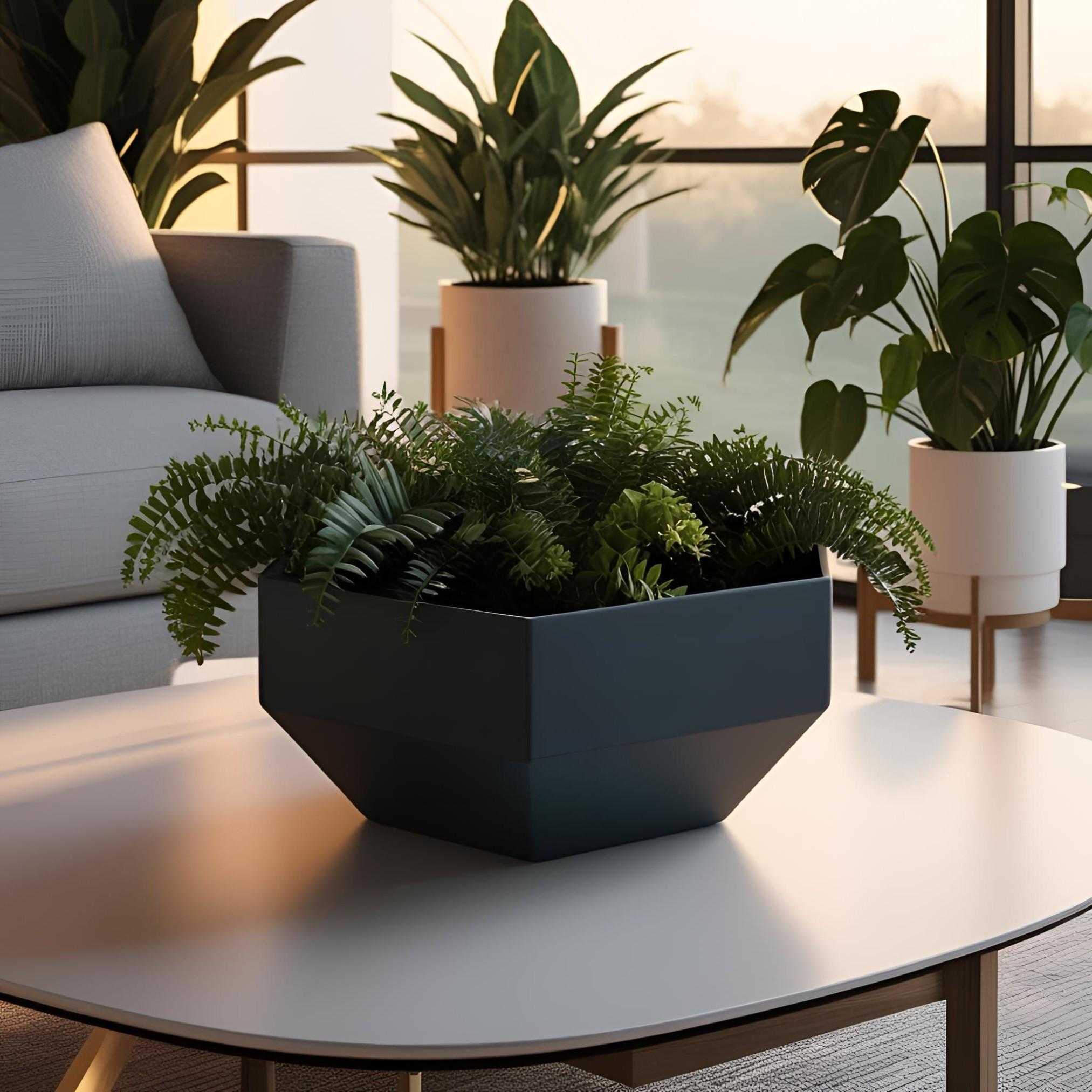 Modern Hexagonal Planter – Bold Geometry, Effortless Charm