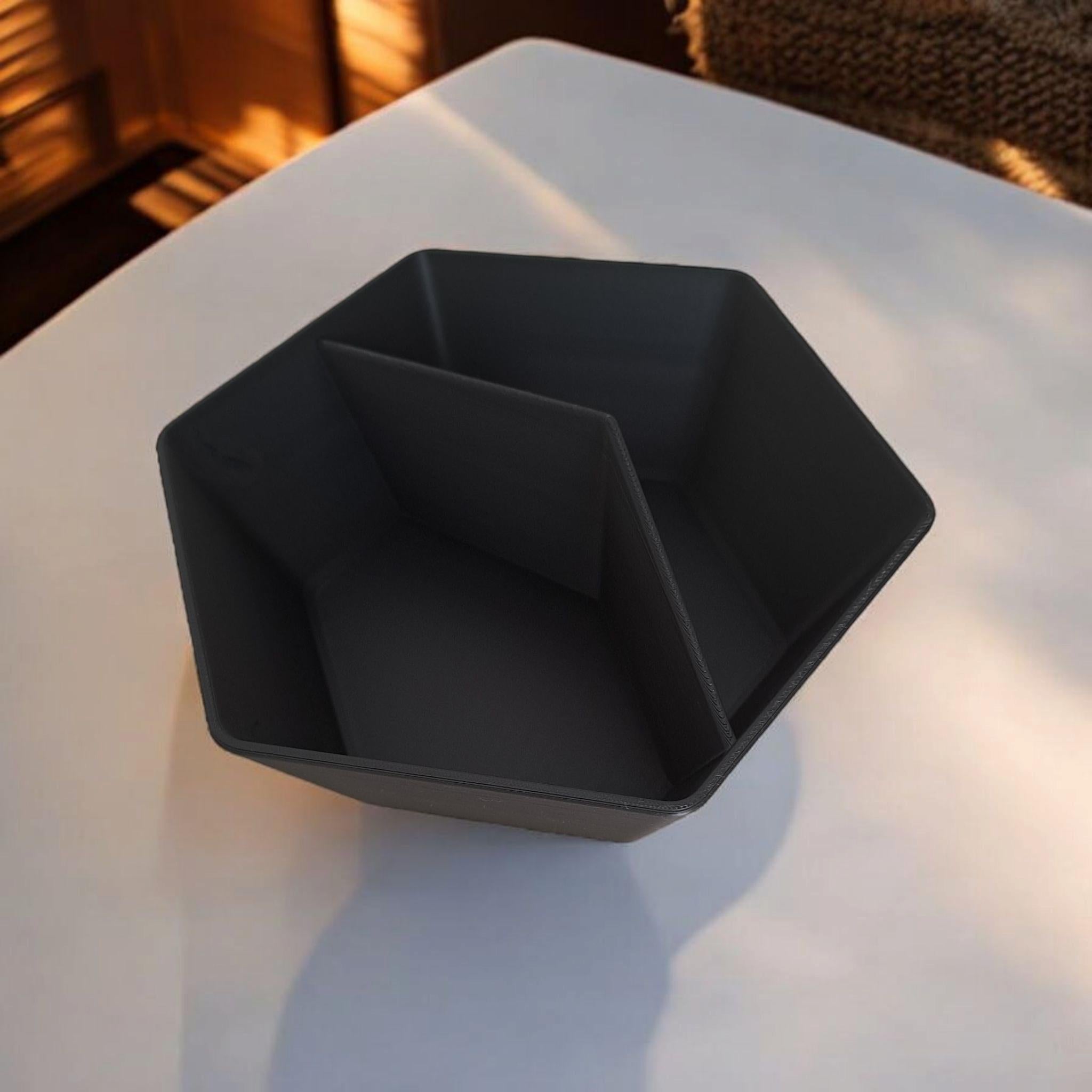 Minimalist Pistachio Bowl With Two Compartments – Stylish & Practical