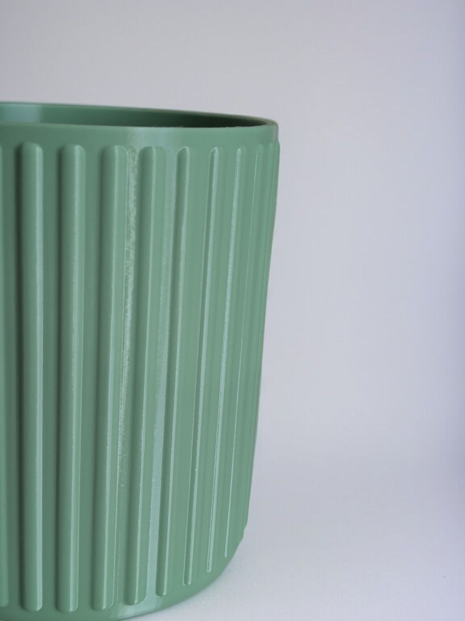 RibWeave – Hygge Ribbed Utensil Holder | Modern Nordic Kitchen Décor