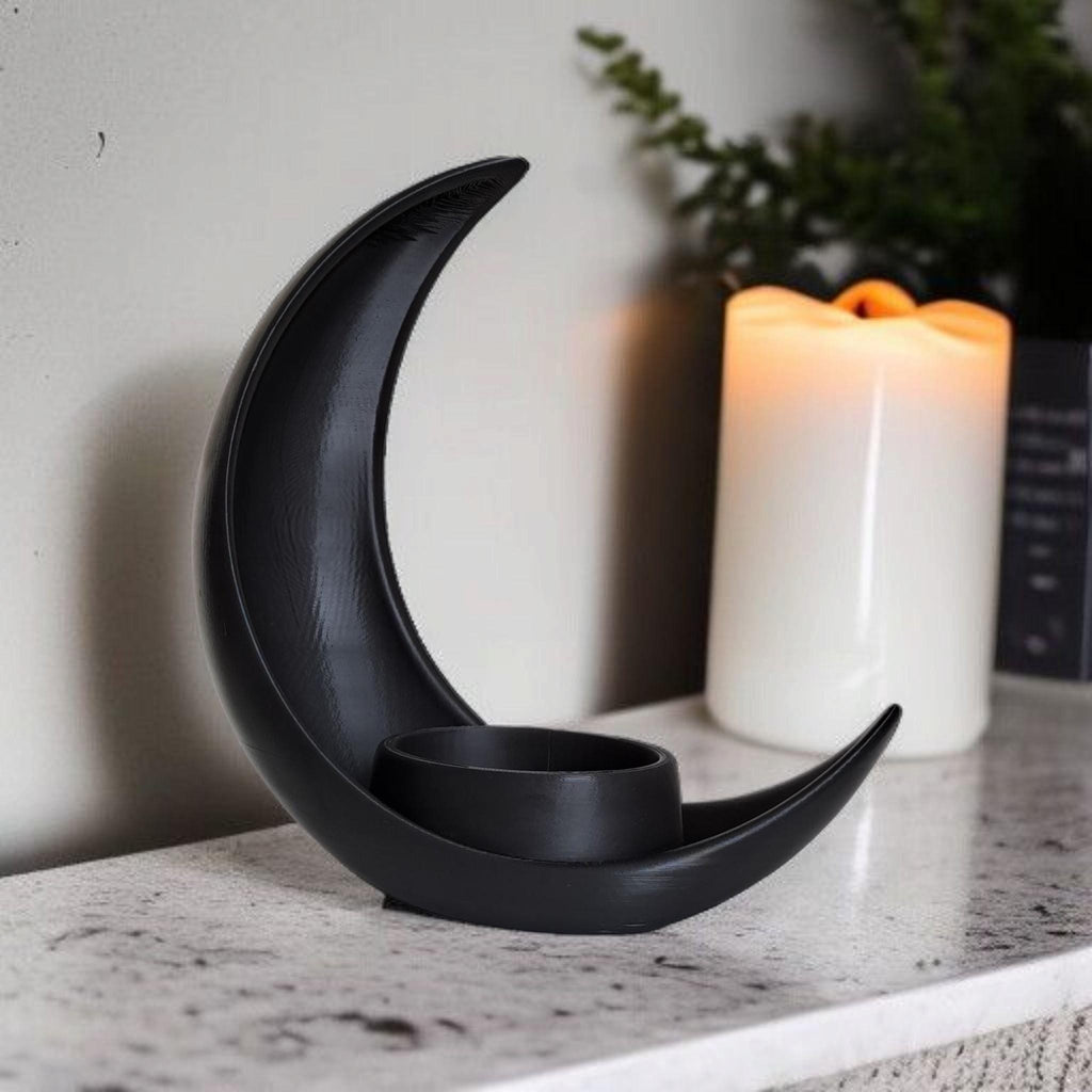 Crescent Moon With Integrated  Elliptical Plant Pot