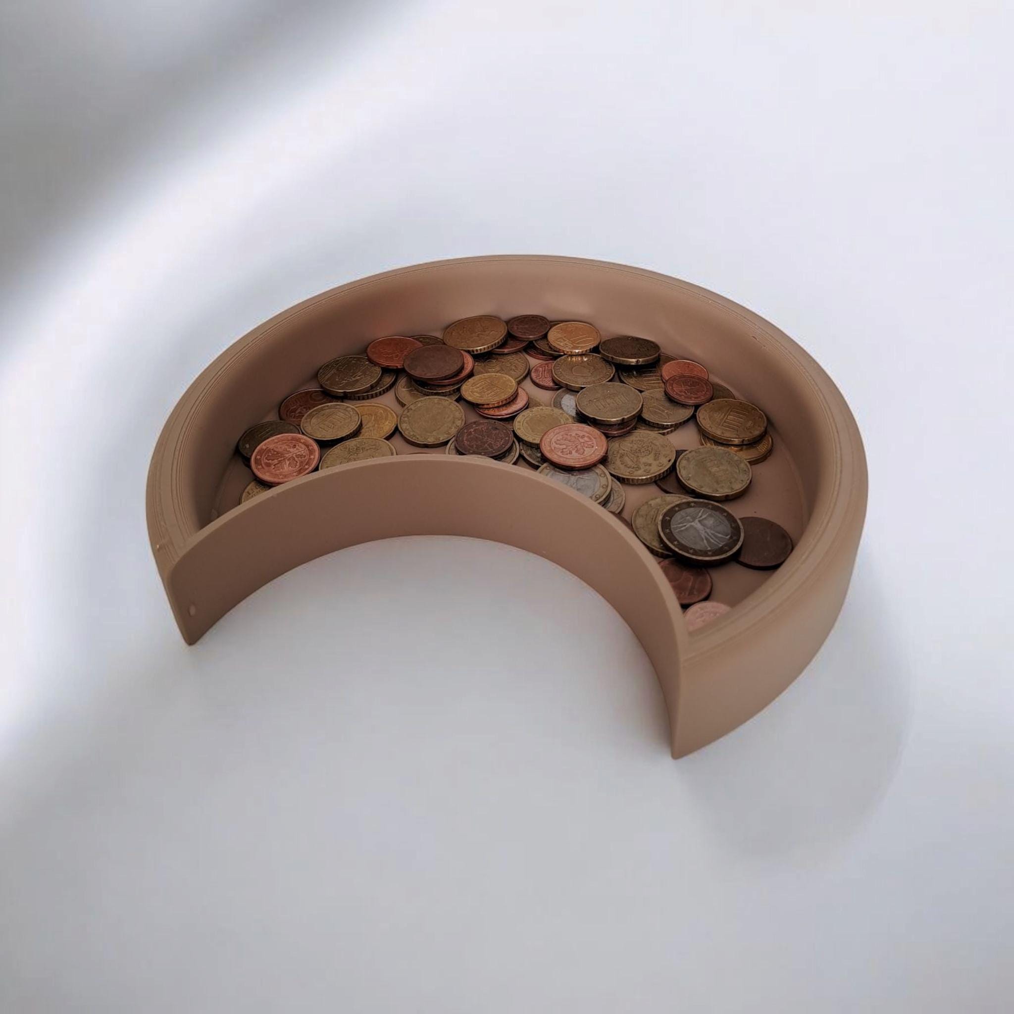 Two-Piece Crescent Moon Tray Set – Decorative & Functional