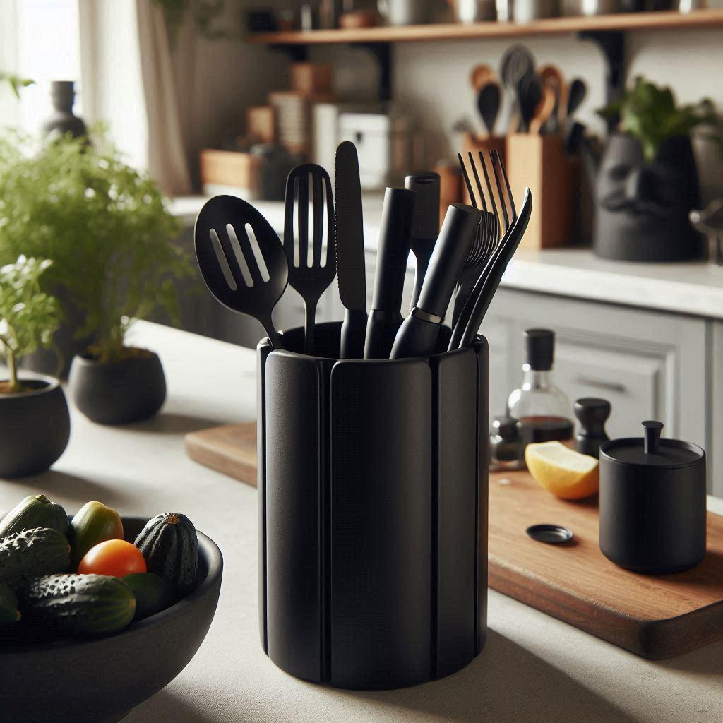 8-Plate Kitchen Utensil Holder – Sleek Design, Serious Function