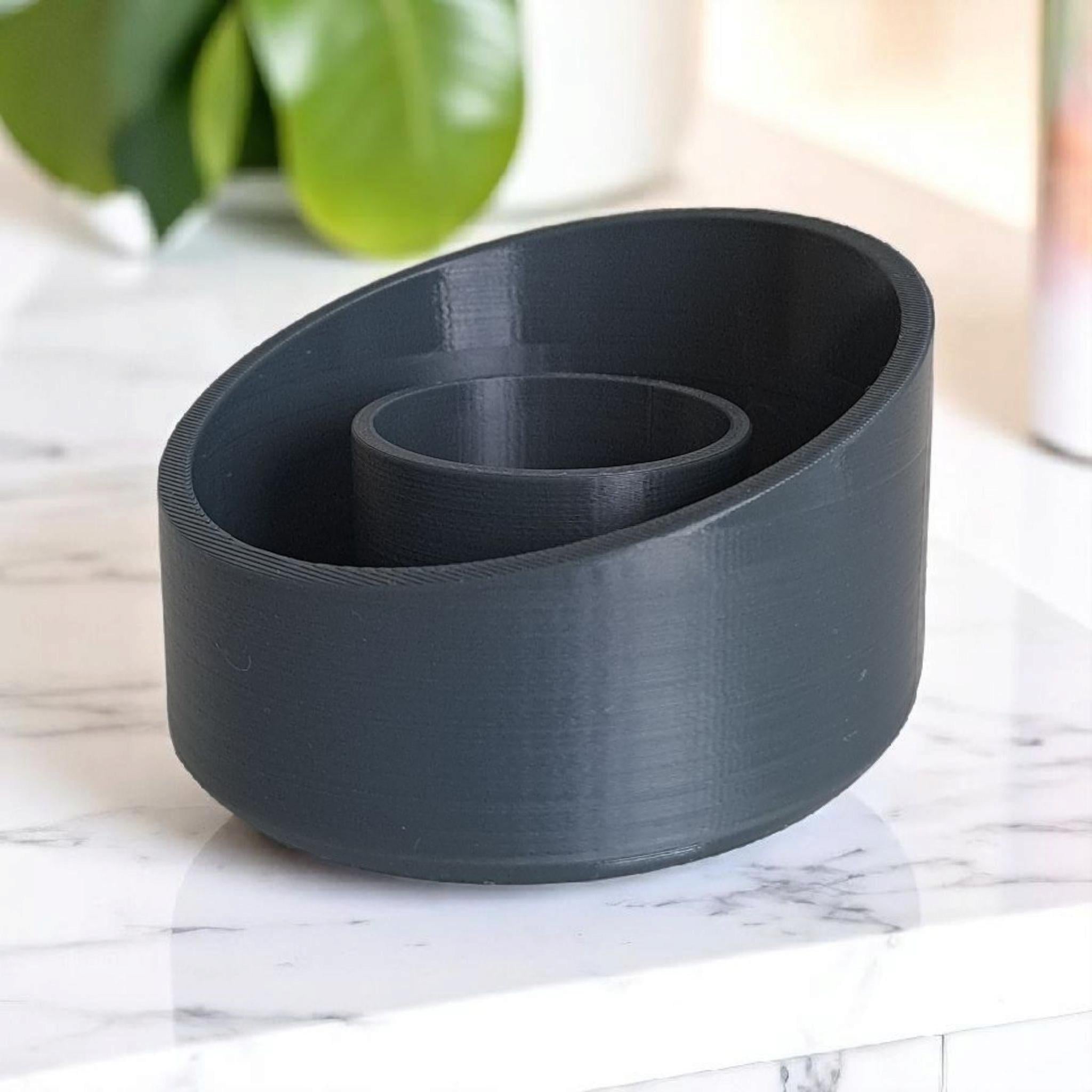 Modern Bevelled Tealight Candle Holder Set of Two