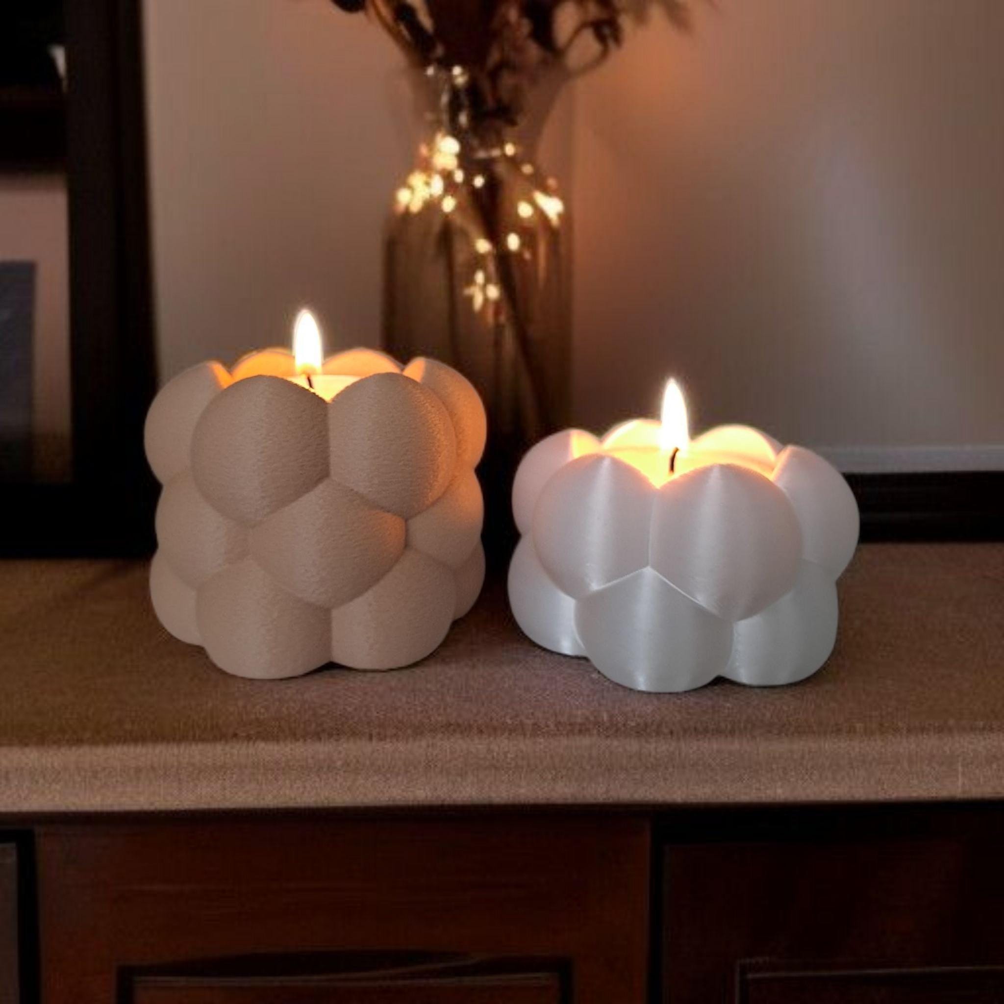 Big Bubbles Tealight Candle Holder Set