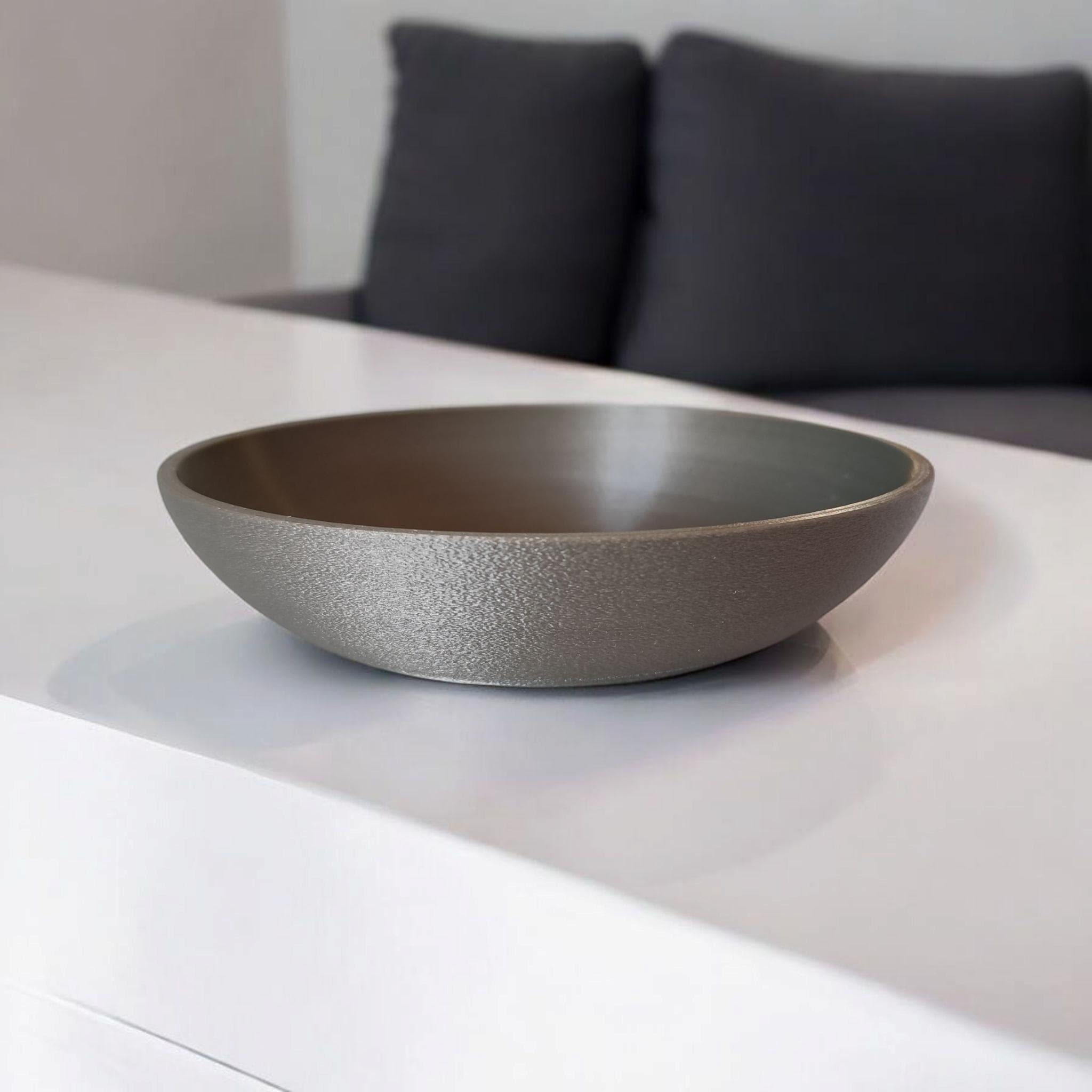 Modern Flat Fuzzy Coin and Key Tray – Minimalist Elegance with a Tactile Twist