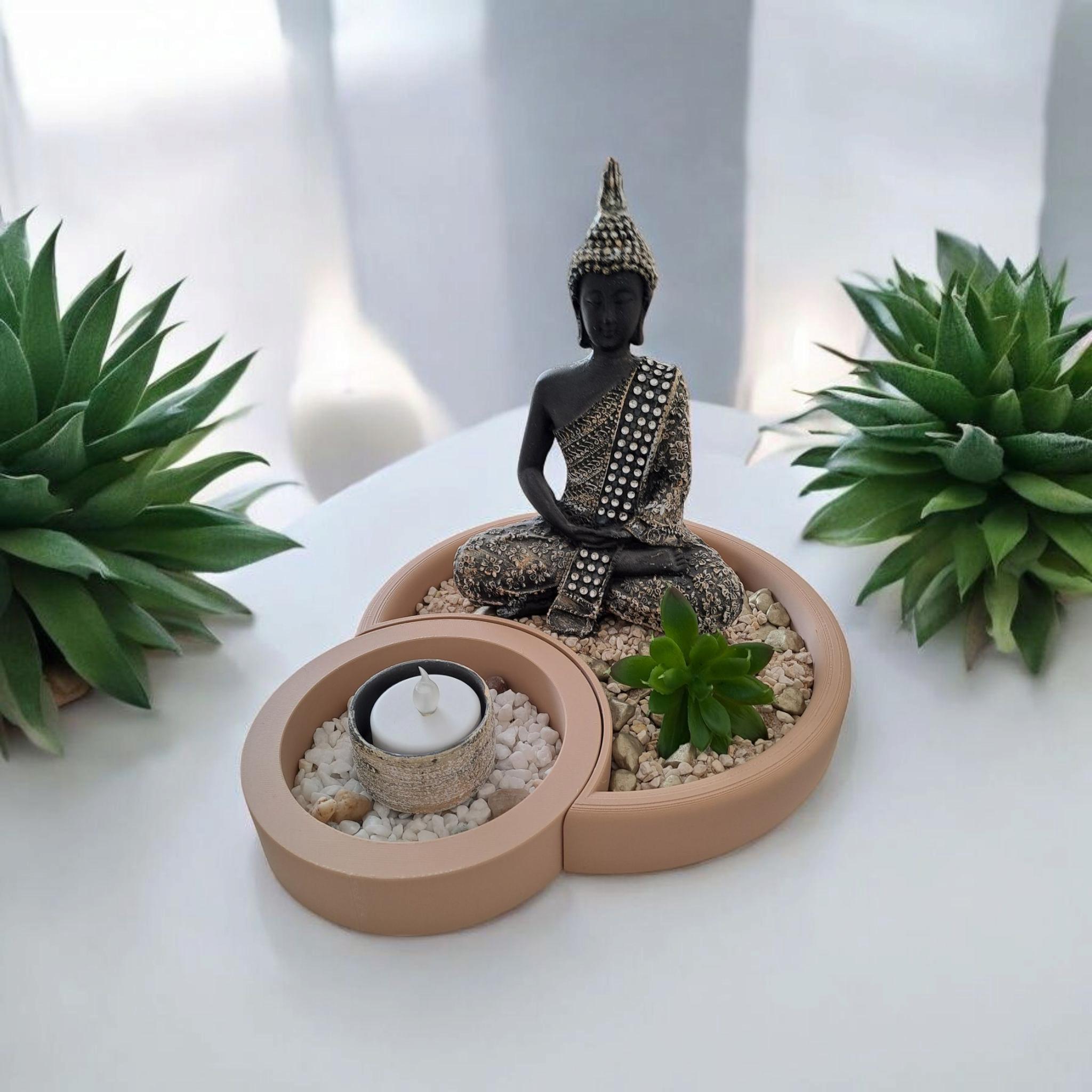 Two-Piece Crescent Moon Tray Set – Decorative & Functional