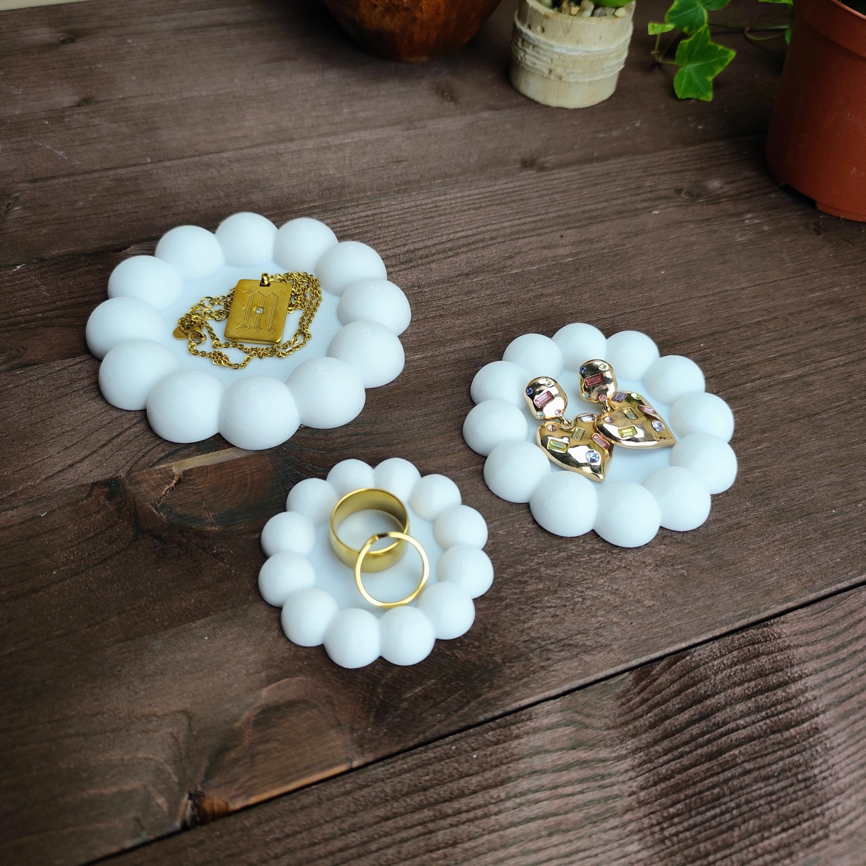 Beaded Jewellery Tray Set – Modern Elegance in Three Sizes