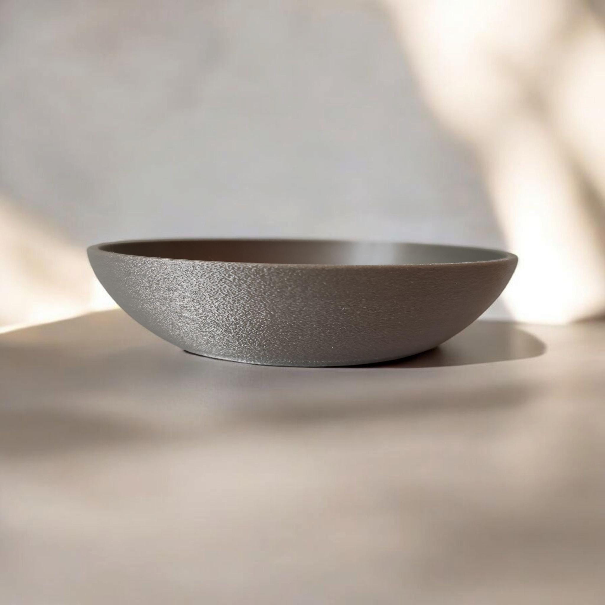 Modern Flat Fuzzy Coin and Key Tray – Minimalist Elegance with a Tactile Twist